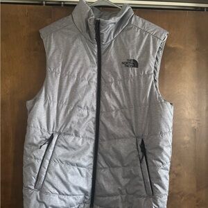 The North Face Men's Light Gray Quilted Vest